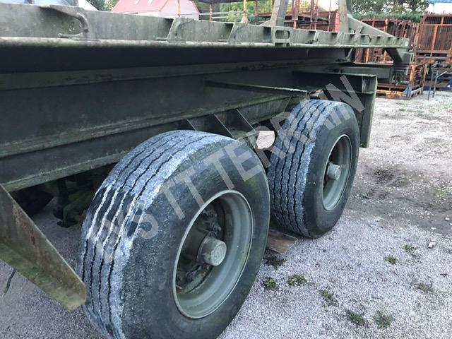 REMORQUE DROPS TRAILER PORTE RACK CONTAINER 2 ESSIEUX