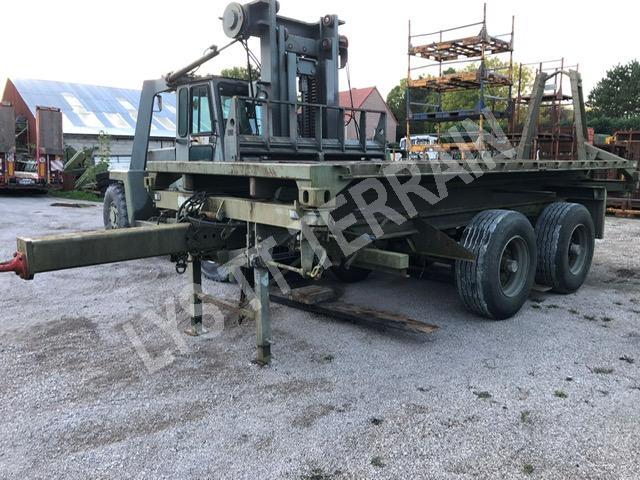 REMORQUE DROPS TRAILER PORTE RACK CONTAINER 2 ESSIEUX