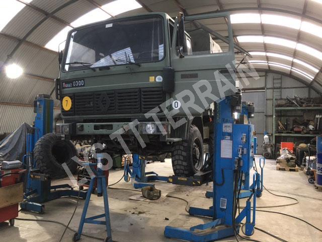 Operational restoration of a TRM 2000 truck in the workshops