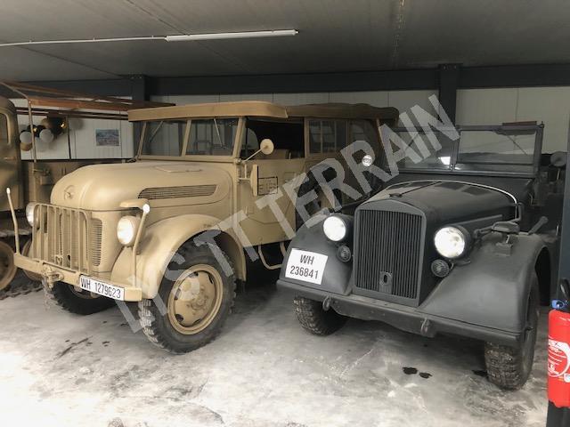german army WW2 cars for filming 